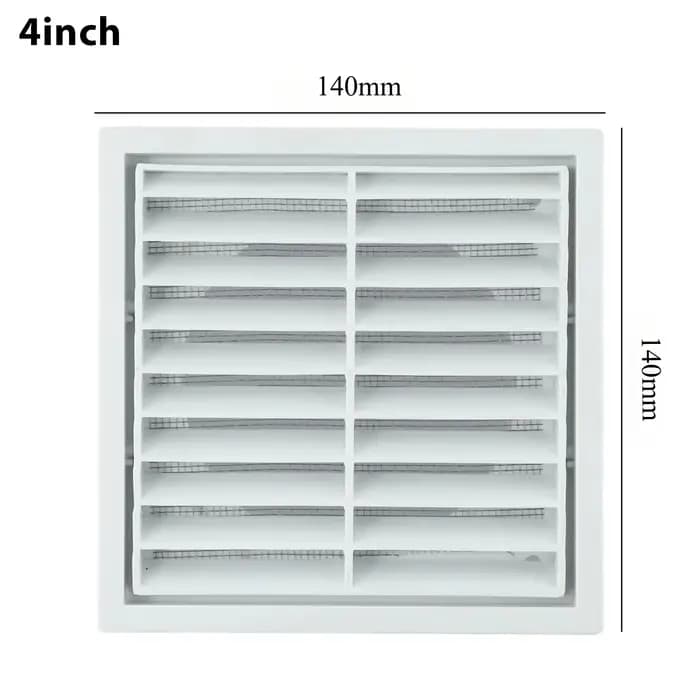 Grille de Ventilation efficace, matériau PP Durable, sortie d'échappement d'air fraîche pour les ouv