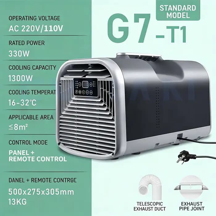 Refroidissement du compresseur intégré portable de climatiseur 4500BTU de 12V 24V 110V 220V avec com