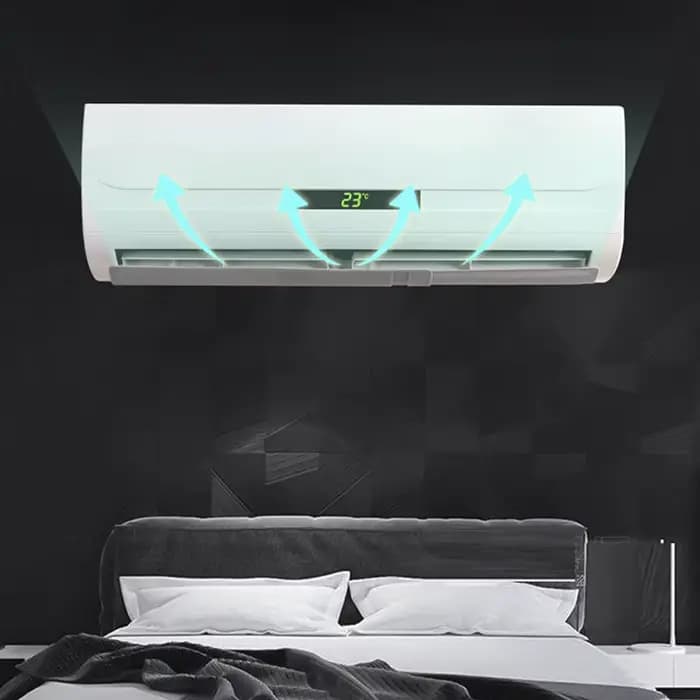 Bouclier de soufflage anti-direct pour climatiseur, rétractable, mural, universel, guide contre le v