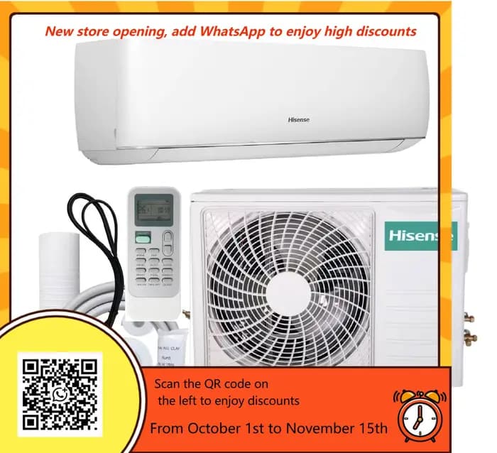 Hisense – climatiseur à onduleur 12000BTU, refroidissement et chauffage, Type fendu, climatisation m