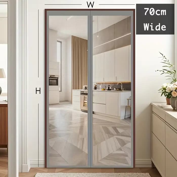 Bloc de chaleur Transparent pour climatiseur, rideau de porte de climatisation, aimant coupe-vent, p