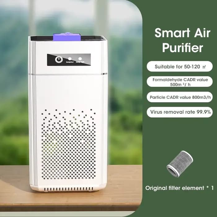 Purificateur d'air HEPA portable avec technologie d'ions négatifs pour la maison, la chambre à couch