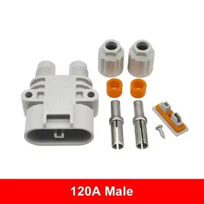 Connecteur mâle femelle 120A 1200V, étanche, grand courant, prise de climatiseur de stationnement, c