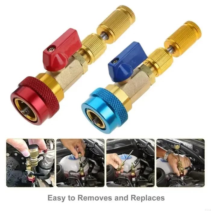 Valves Recotom installent outil d'installation R134A VALVES RÉPOSITION TEXTURE TEXTURE TEXTURATION A