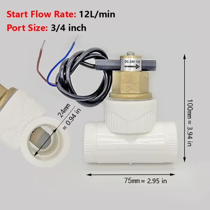 Interrupteur de débit d'eau PPR pour pompe à chaleur climatisation centrale protection contre la mar