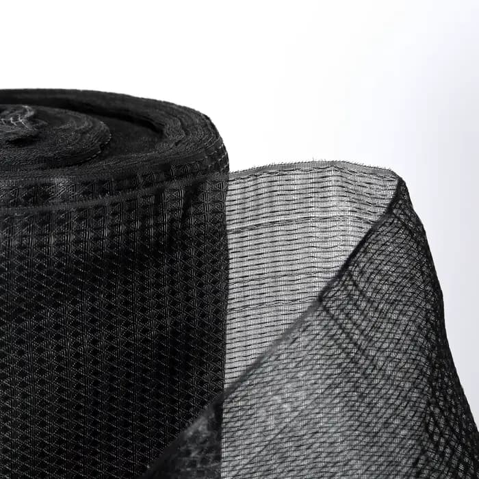 Filtre anti-poussière pour climatiseur en nylon dense noir et blanc pour filtration et purification de l'air usage domestique et écran de fenêtre