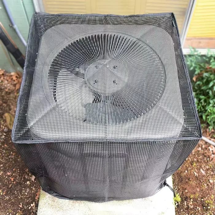 Housse de climatiseur en velours pour protection contre la saleté et l'esthétique extérieure maison occasions spéciales