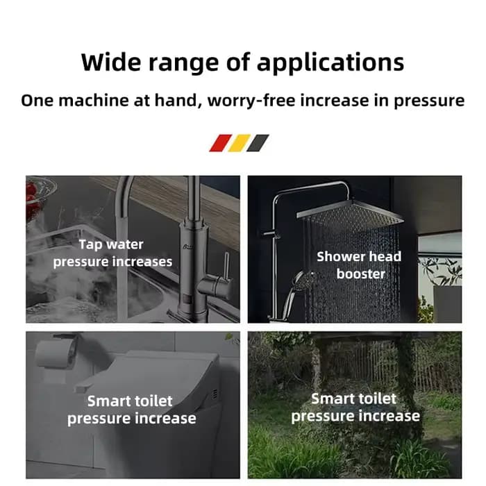 Pompe de surpression d'eau entièrement automatique