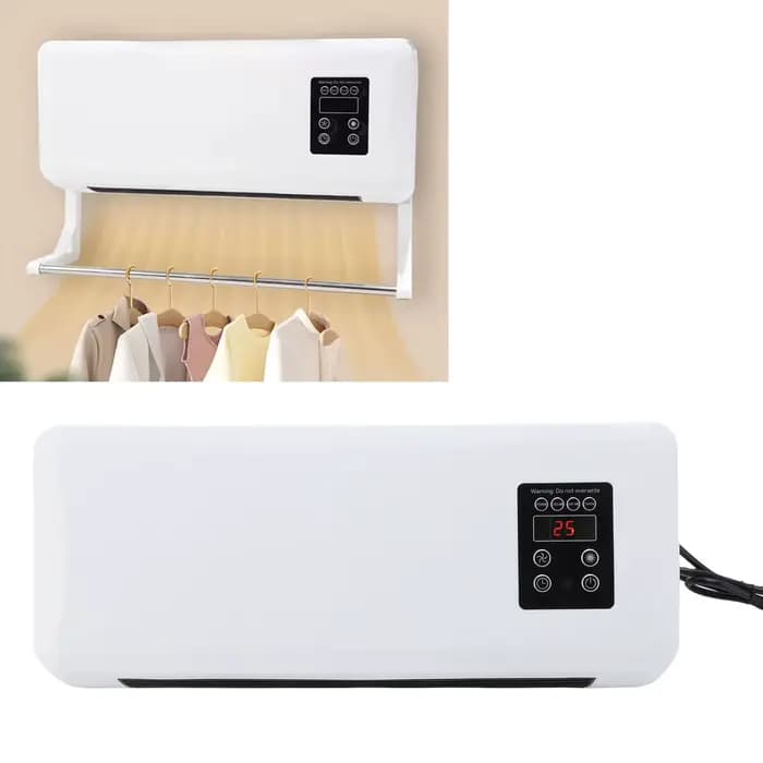 Climatisation Murale Multifonctionnelle Double Usage Chauffage Refroidissement Facile à Installer Design Minimaliste Idéal pour Salle de Bain Chambre Occasions Spéciales