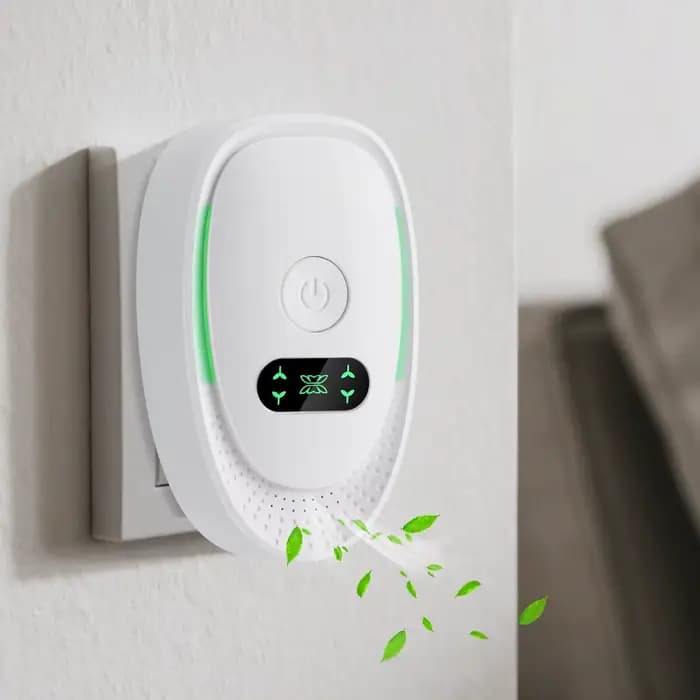 Mini purificateur d'air à ions négatifs pour bureau et chambre à coucher, purificateur d'air silencieux et efficace, déodorant pour espaces intérieurs, technologie d'économie d'énergie