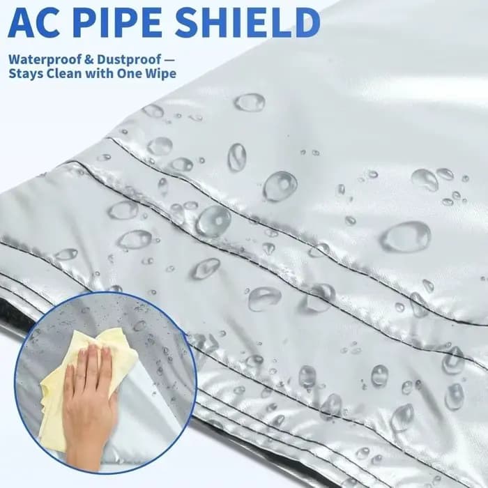 Housse de tuyau de climatiseur en matériau imperméable isolation thermique réglable anti-poussière économie d'énergie pour automobile occasion spéciale