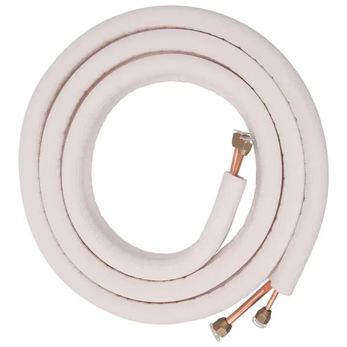 ABQR – paire de tubes de bobine de climatiseur de 3 mètres, 1/4 pouces, 3/8 pouces, ensemble de fils en aluminium isolés, pièces de climatiseur, Tube de réfrigérant