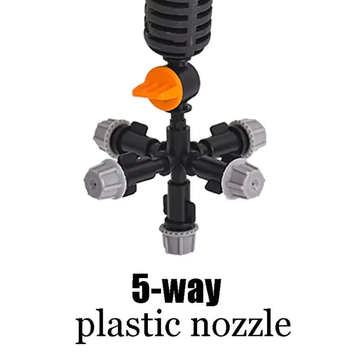Brumisation suspendue 5/7 voies réglable en laiton plastique arroseur buse de refroidissement