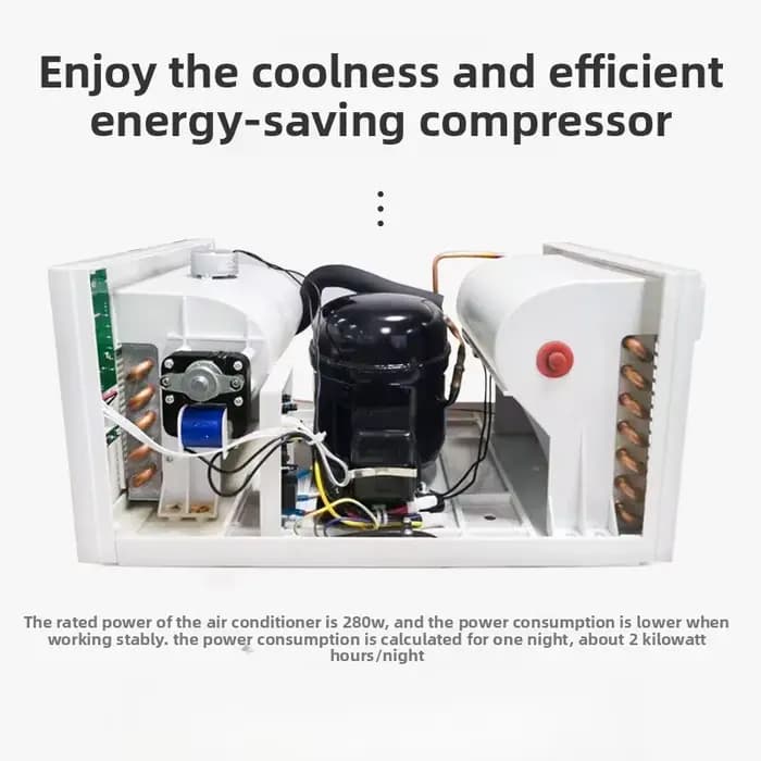 Climatiseur domestique portable d'extérieur sans drainage