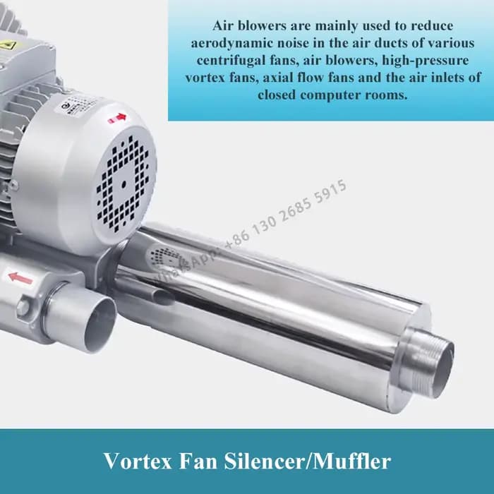 Silencieux 1 ~ 4 pouces pour ventilateur d'air