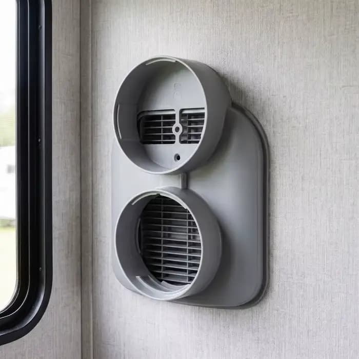 Adaptateur de climatiseur double fonction : Accessoires d'évacuation améliorés pour une efficacité accrue, systèmes de ventilation à évacuation de chaleur pour climatiseur