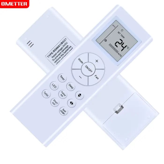 Télécommande de climatiseur pour Midea RG66A1/BGEF & Kaden KS09 KS12 KS18 KS24 KS28 AC