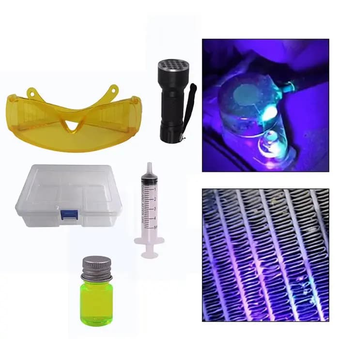 Outil de Détection de Fuite Fluorescente pour Réparation de Voiture
