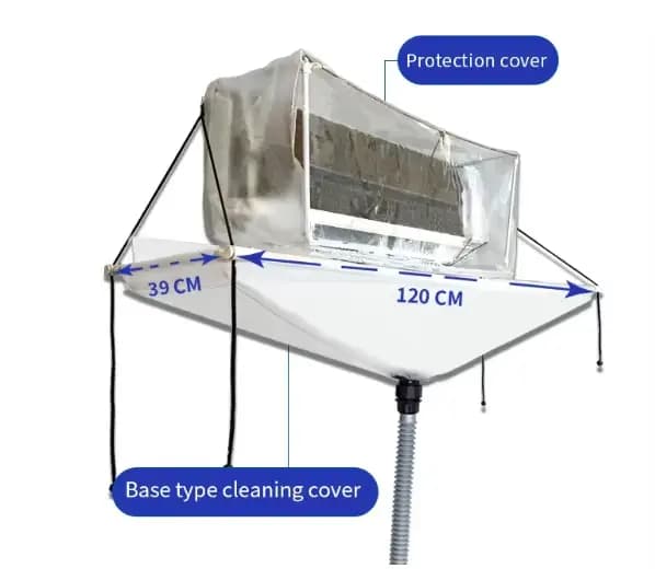 Kingpump Couvercle de nettoyage complet pour climatiseur et type ouvert