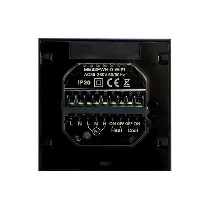 Thermostat programmable WiFi Tuya 3A AC85~250V pour climatisation centrale et chauffage au sol par eau