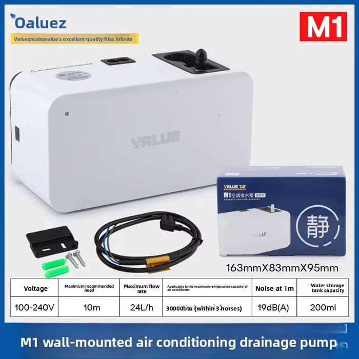 Pompe à condensats ultra-silencieuse automatique pour climatiseur VALUE 100V-240V