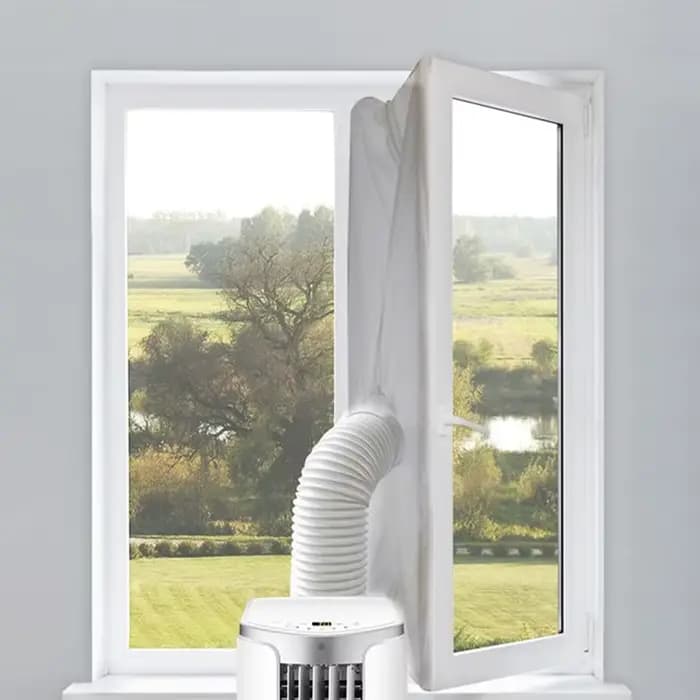 Kit d'étanchéité pour fenêtre portable, tissu d'étanchéité pour climatiseur mobile, pour porte et fenêtre de maison