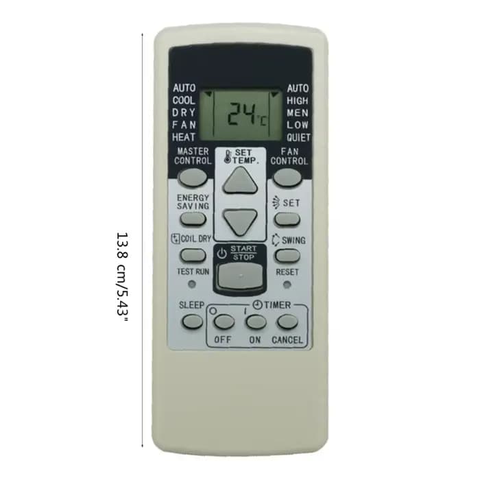 Télécommande remplacement pour climatiseur Fujitsu AR-RCD1E AR-RCD1C AR-RCC2J AR-RCE1E