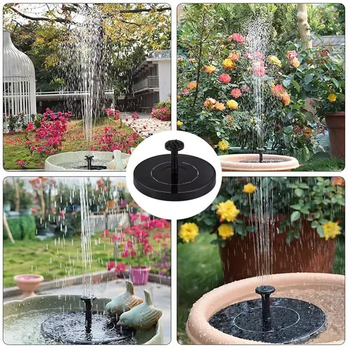 Pompe solaire flottante pour fontaine