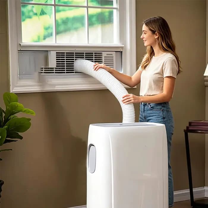 Tuyau de ventilation portable pour climatiseur de 3 mètres