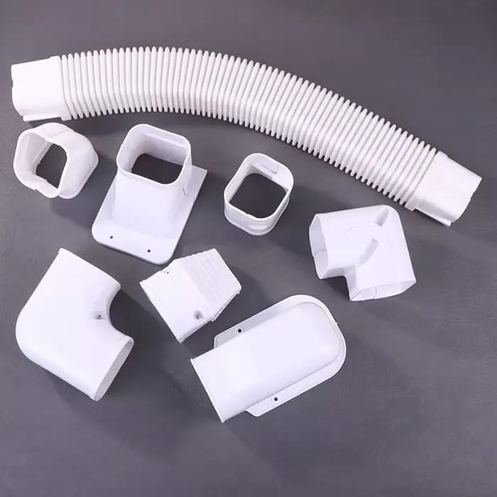 1 pièces couvercle de tuyau de Protection de climatisation fendu et Central A/C