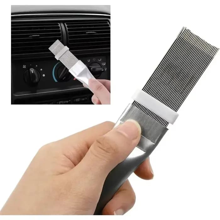 Pour brosse de nettoyage, sèche-linge à condensateur, peigne à rabat, climatiseur de réfrigérateur, évaporateur de bobine de radiateur de nettoyage en métal