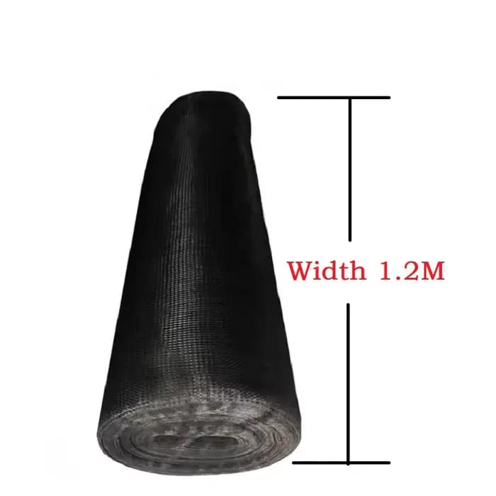 Filtre anti-poussière pour climatiseur en nylon dense noir et blanc pour filtration et purification de l'air usage domestique et écran de fenêtre