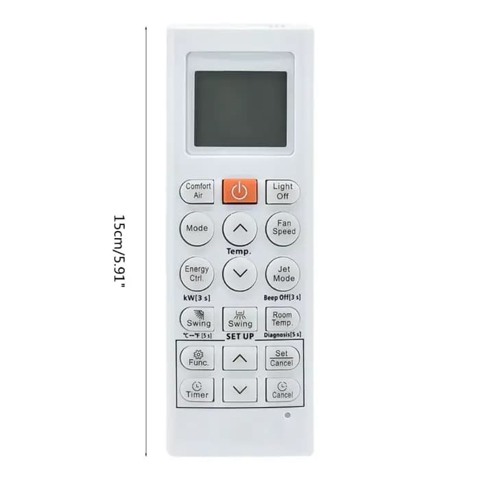 Télécommande universelle pour climatiseurs AKB75215401 AKB75415310 AKB74955605 AKB74075602 AKB749 design moderne et durable pour une utilisation facile