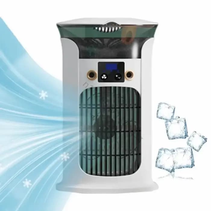 Ventilateur Climatiseur Portable 3 Vitesses Silencieux avec Minuteur