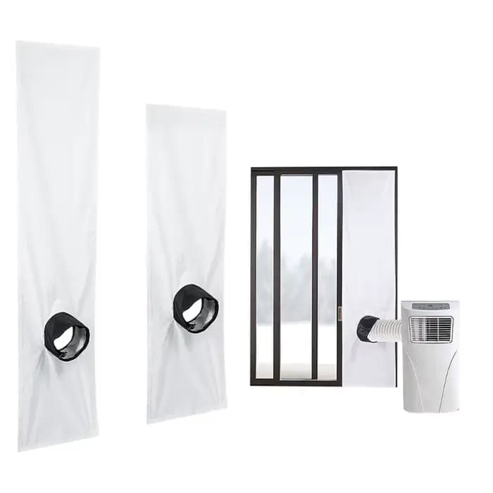 Joint Fenetre Universel pour Climatiseur Portable Blanc Facile Installation Refroidissement Maison Bureau Occasions Spéciales