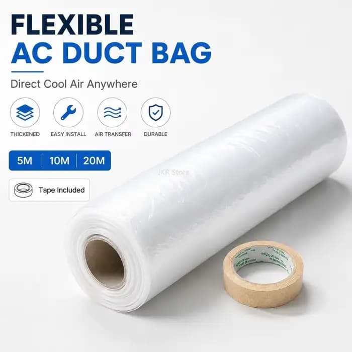 Tuyau d'extension de climatisation flexible et épaissi de 5M, 10M, 20M pour le transfert d'air, la ventilation et la guidage du flux d'air