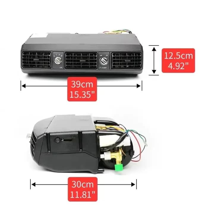 Évaporateur Universel pour Climatiseur 24V 12V Compatible Tracteurs Vans Pick-ups Voitures Anciennes Caravanes Remorques Occasions Spéciales Conduite Comfortable