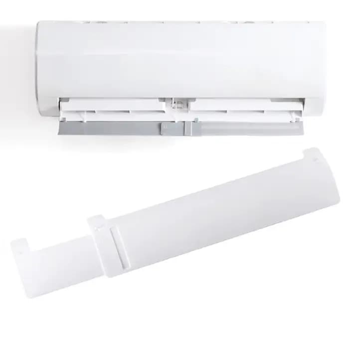 Déflecteur de vent rétractable pour climatiseur réglable anti-soufflage guide d'air pour chambre à coucher confort nocturne refroidissement air adapté toutes tailles climatiseurs