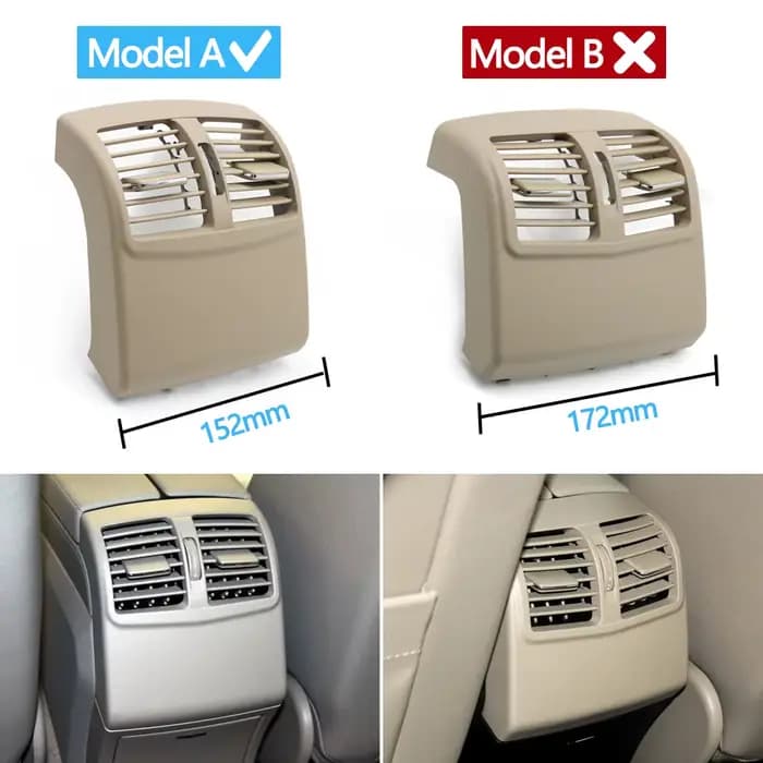 Grille de ventilation de climatiseur arrière