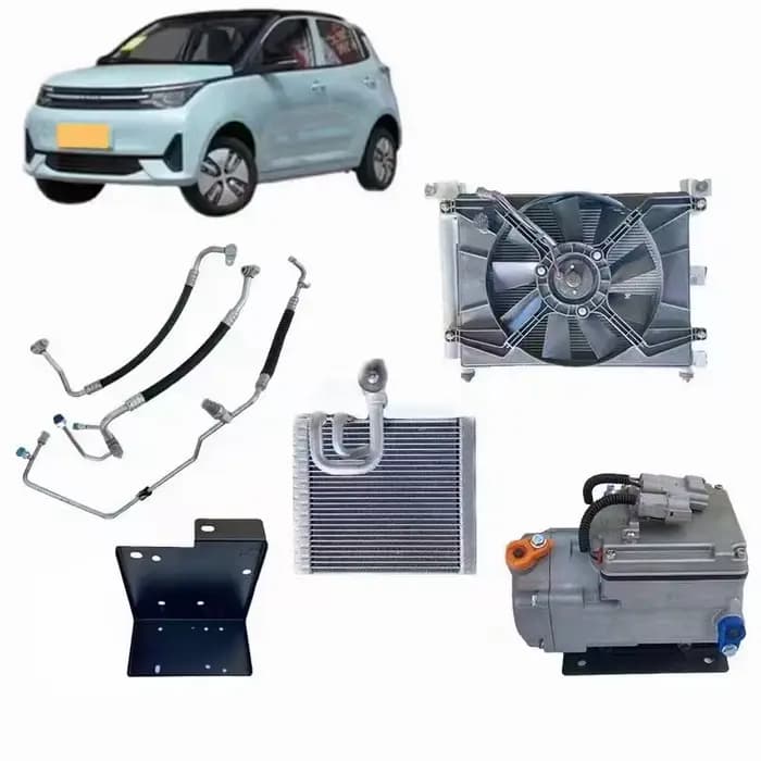 Système de Climatisation DC pour Voiture Électrique et Camion Semi-Remorque Haute Performance Capacité de Refroidissement et Option de Chauffage