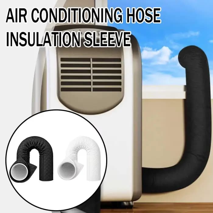 Couverture isolante pour tuyau de climatiseur portable