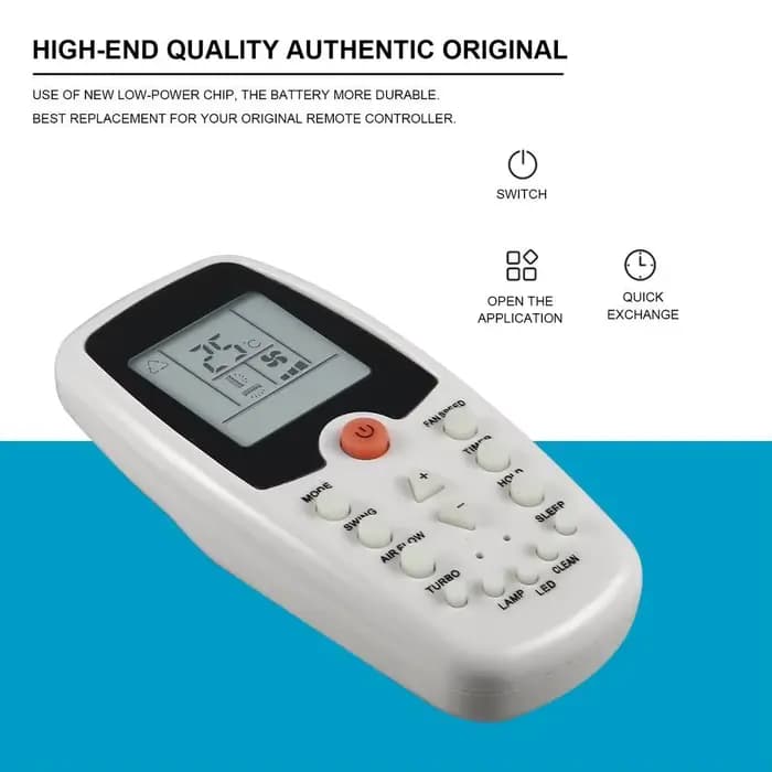 Télécommande de climatiseur intelligente pour Midea Tornado