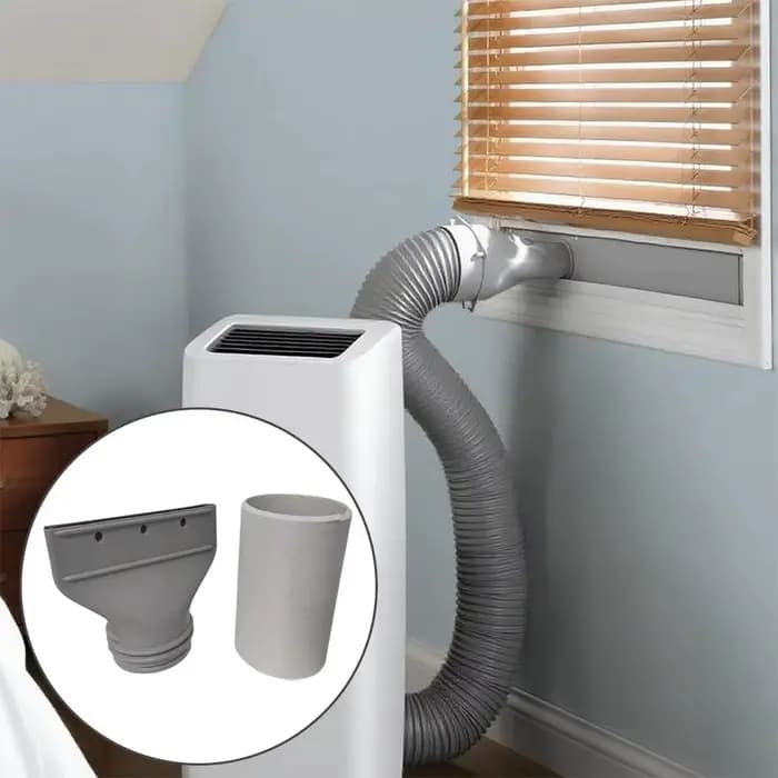 Joint à Bouche Plate Tuyau Renforcé en Tissu avec Doublure Thermoplastique pour Climatiseur Mobile Occasions Spéciales Usage Polyvalent