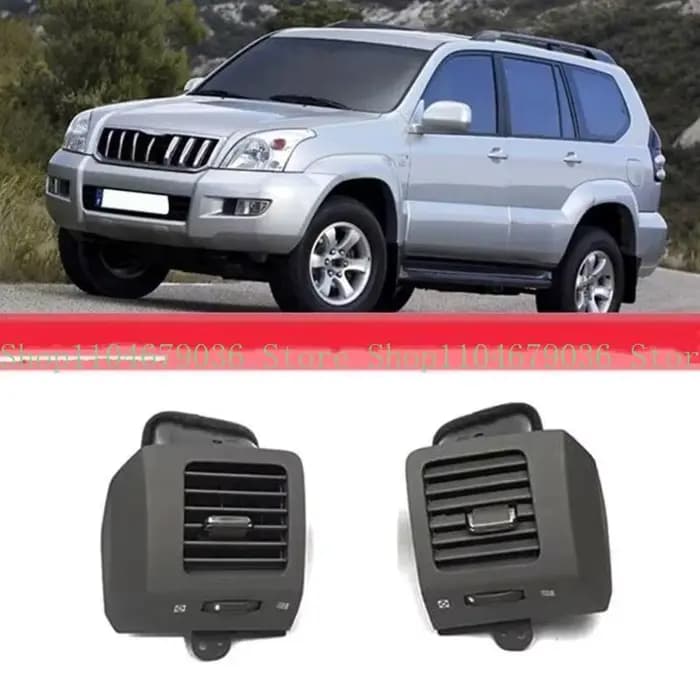 Sortie de ventilation de climatisation en ABS pour LC120 2003-2009 élégante et facile à installer pour un intérieur de voiture moderne