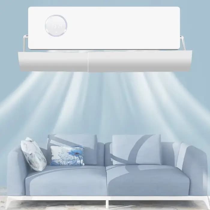 Couvercle de climatiseur réglable