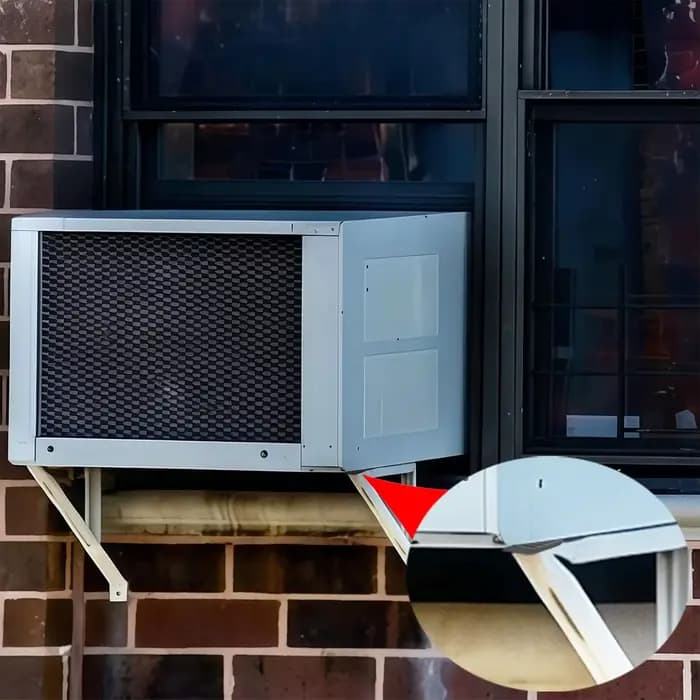 Isolateurs de vibrations pour climatiseur en caoutchouc robustes et silencieux pour installation murale intérieure et extérieure
