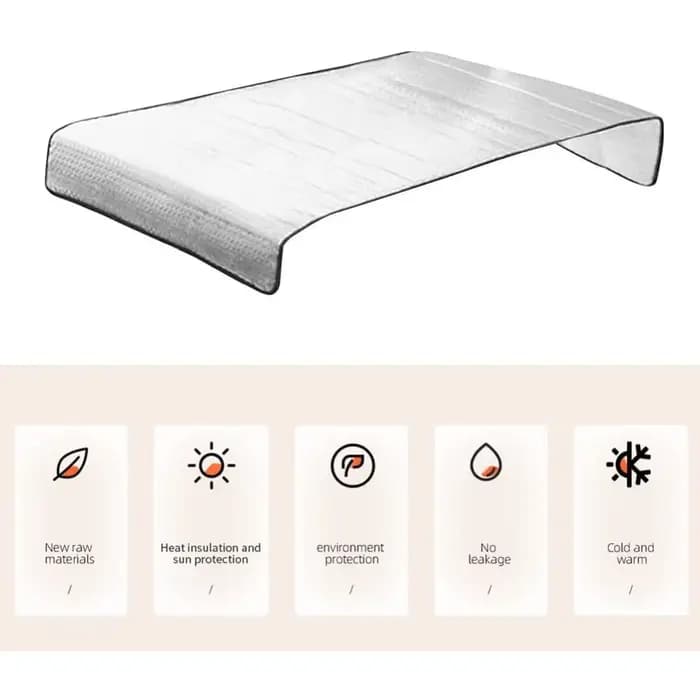 Housse extérieure pour climatiseur en aluminium