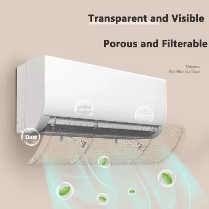 Déflecteur Universel Mural Anti-Courant d'Air Direct pour Climatiseur Guide d'Air Froid Convient Tous Les Climatiseurs Muraux Installations Faciles Pour Une Climatisation Contrôlée