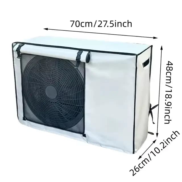 Housse de protection universelle pour climatiseur extérieur, anti-soleil et anti-poussière