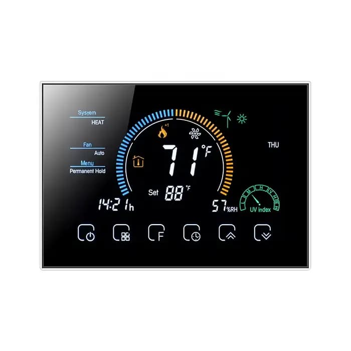 Système de contrôleur de pompe à chaleur Wifi 3H2C, Thermostat tactile, programmation numérique, cli